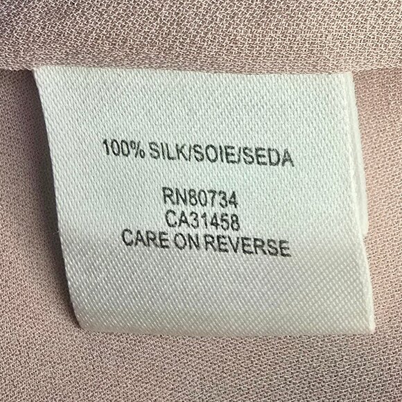 BCBGMaxAzaria Silk Pleated Top - Size Small - Picture 5 of 7